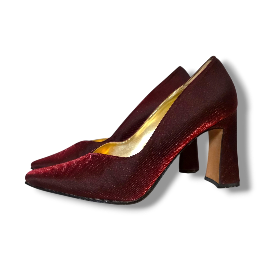 ❤️Vintage Ruby Red Pumps